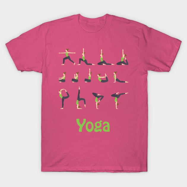 Yoga T-Shirt by vladocar